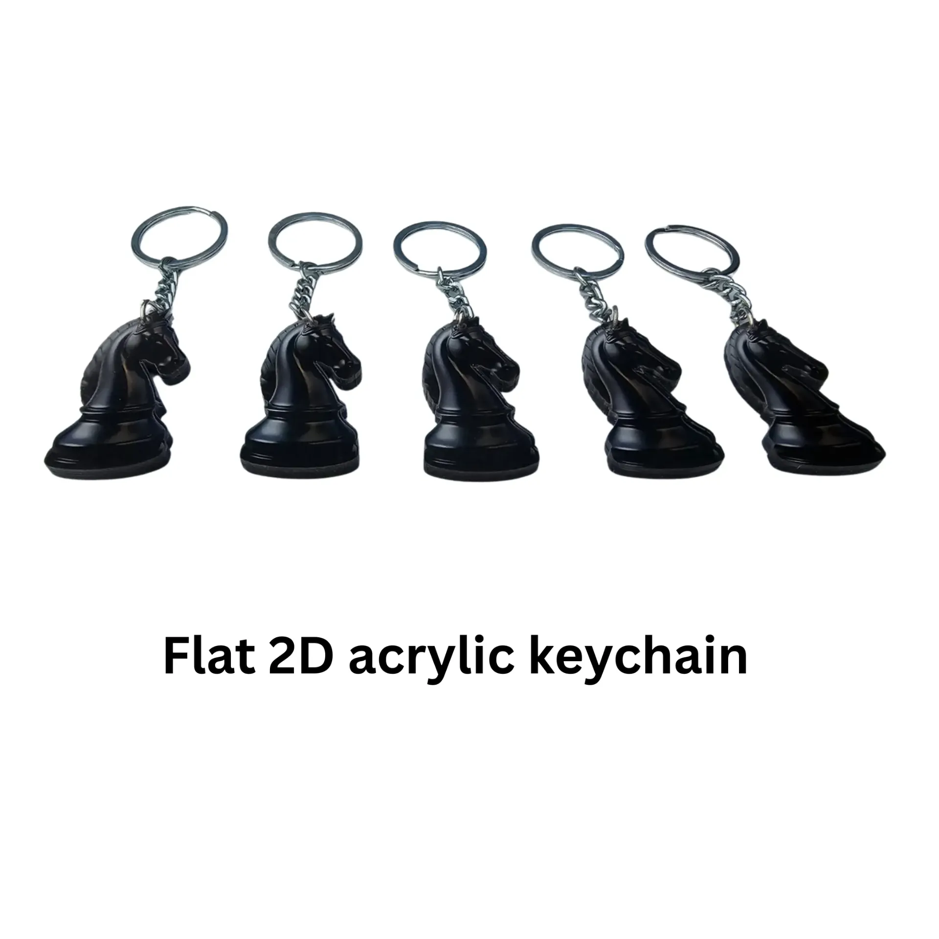 2D Acrylic Knight Keychain