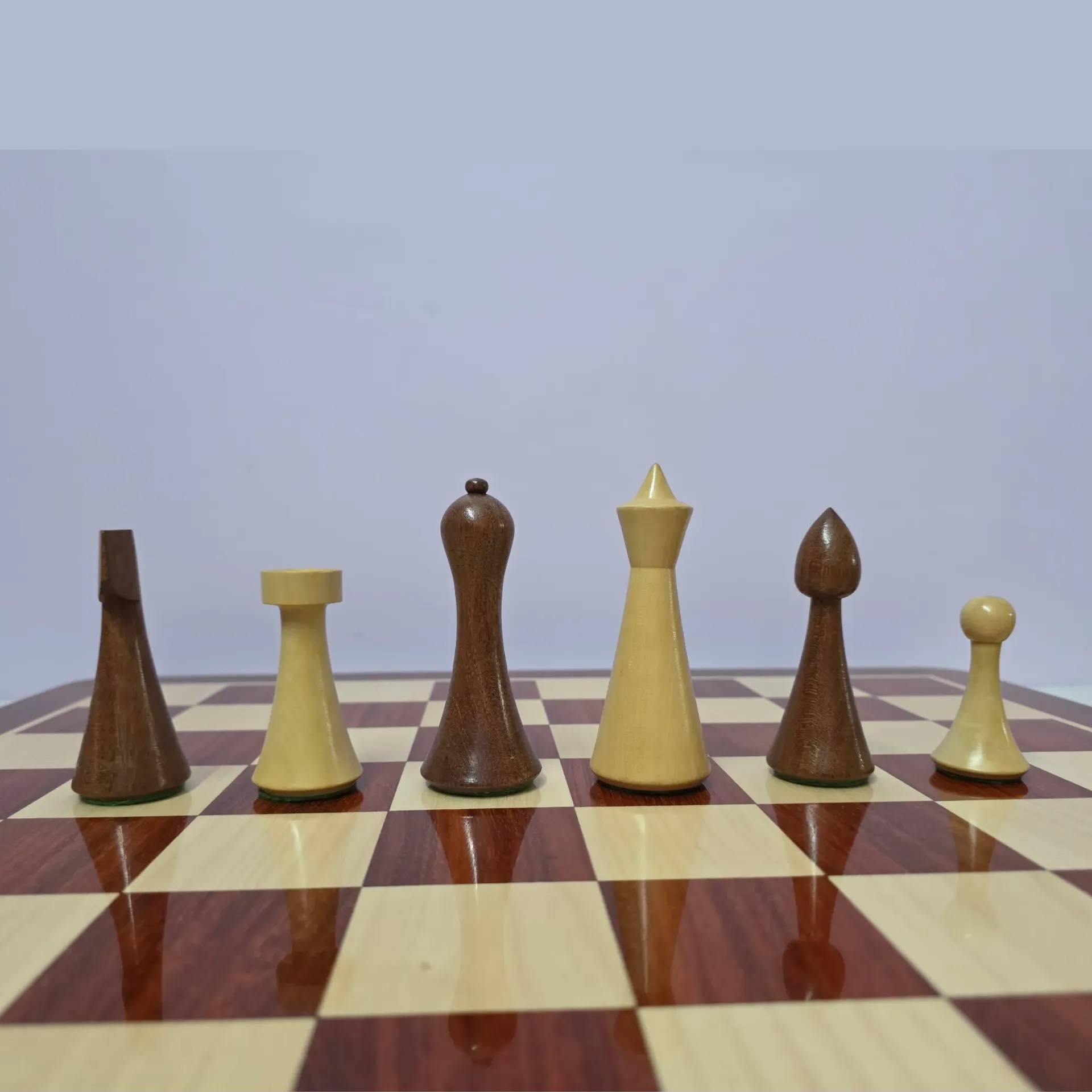 Minimalistic wooden pieces