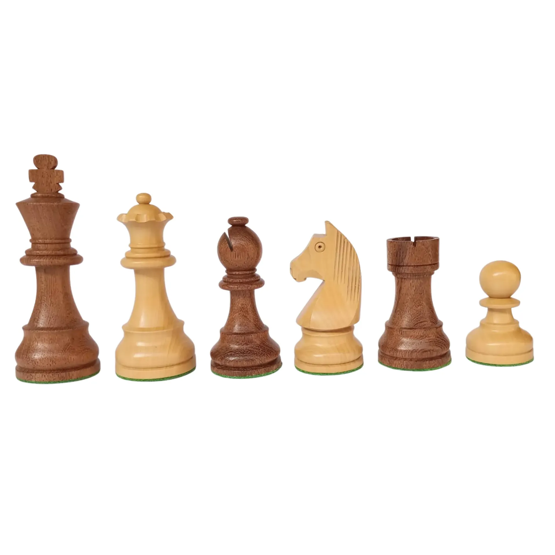 Downhead Wooden Chess pieces 3"