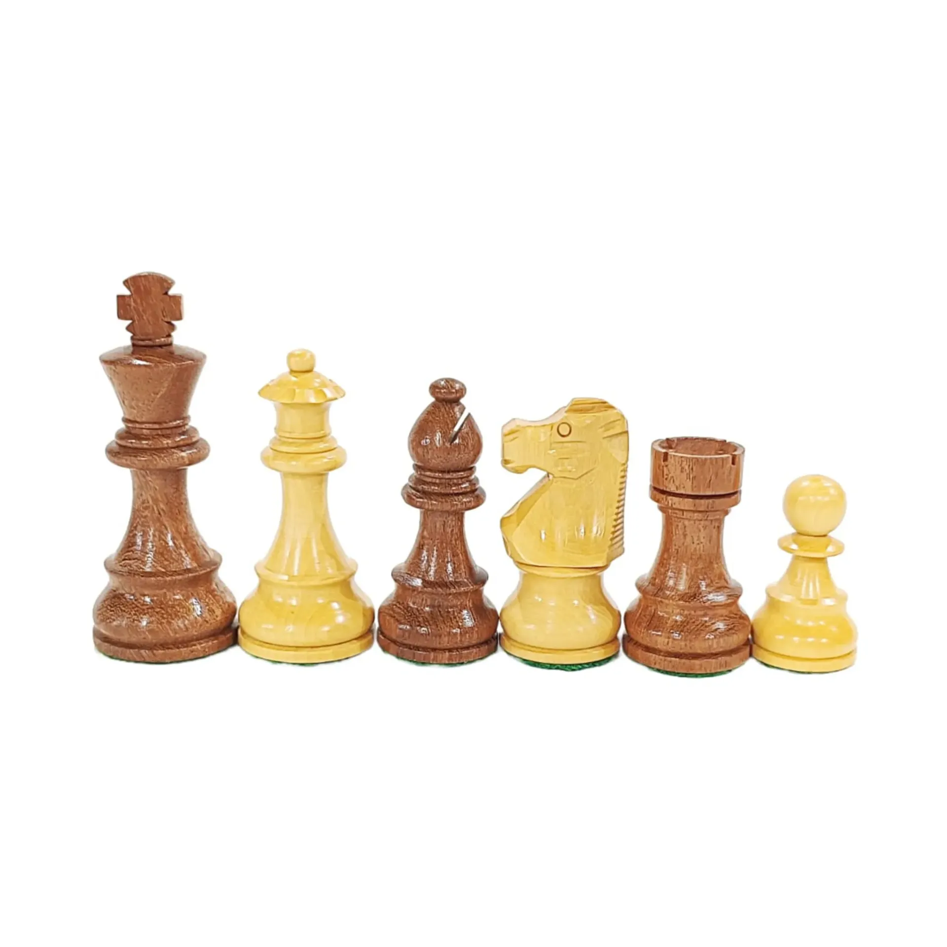 Superfrench Wooden Chesspieces 3.75" king
